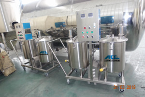 Sistema automatico del serbatoio di pulizia del CIP dell'acciaio inossidabile e macchinario di lavaggio del CIP utilizzato per il sistema di pulizia del succo di latte del birrificio CIP