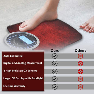 Double-<strong>Display</strong> Electronic <strong>Scales</strong> Weight <strong>Scales</strong> Glass <strong>Lcd</strong> <strong>Display</strong> Digital Body Hot Sales Weight <strong>Scale</strong> - Product Image 3