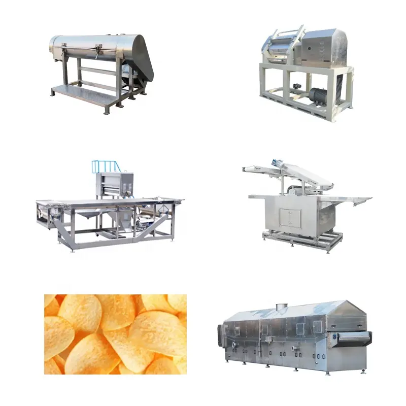 Machine commerciale de fabrication de pommes de terre frites