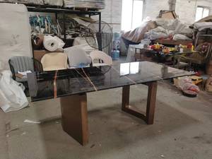 餐桌最新设计餐厅桌椅套装瓷砖厨房餐桌 - Product Image 3