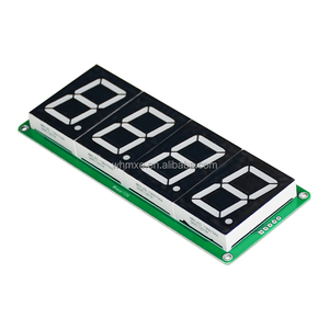 Modulo 595 Display statico da 1.2 pollici a 1 cifra con segmento a LED a tubo digitale 74 hc595 di colore rosso a 121