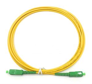 1M SC/APC a SC/APC Cable de conexión modo único PVC 0,9mm Cable de conexión de fibra óptica de 1 núcleo - Product Image 1