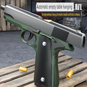 1911 กระสุนอัตโนมัติโยนปืนอ่อนที่ว่างเปล่าแขวนเด็กอัตโนมัติ reloading ปืนของเล่นสําหรับเด็ก - Product Image 6