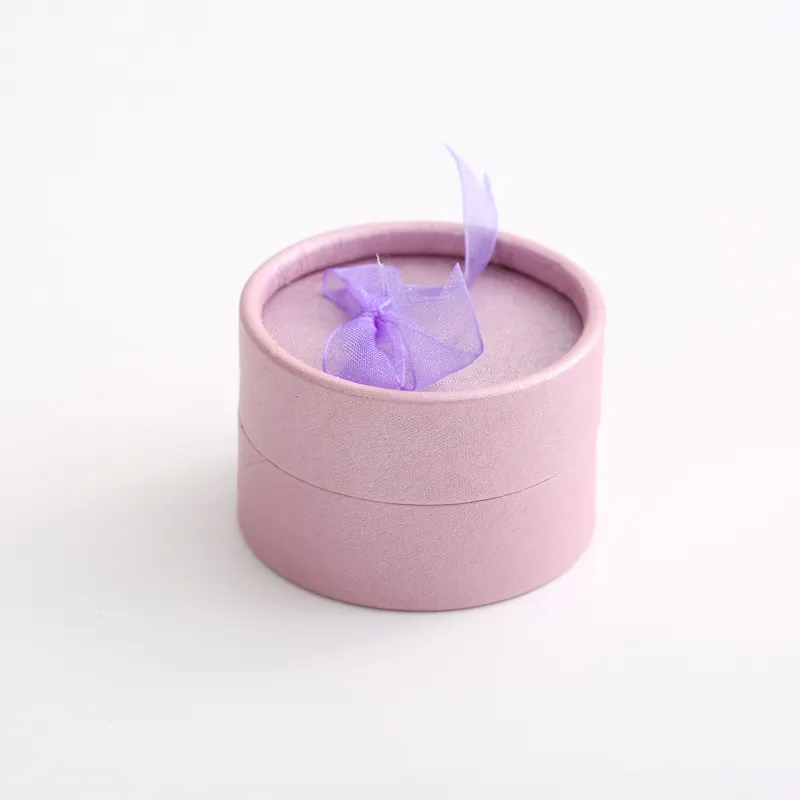 Hochwertige luxuriöse rosa luxus-geschenkverpackung im großhandel individualisierte personalisierte volldruck-geschenkbox röhrenzylinderbox für dekoration