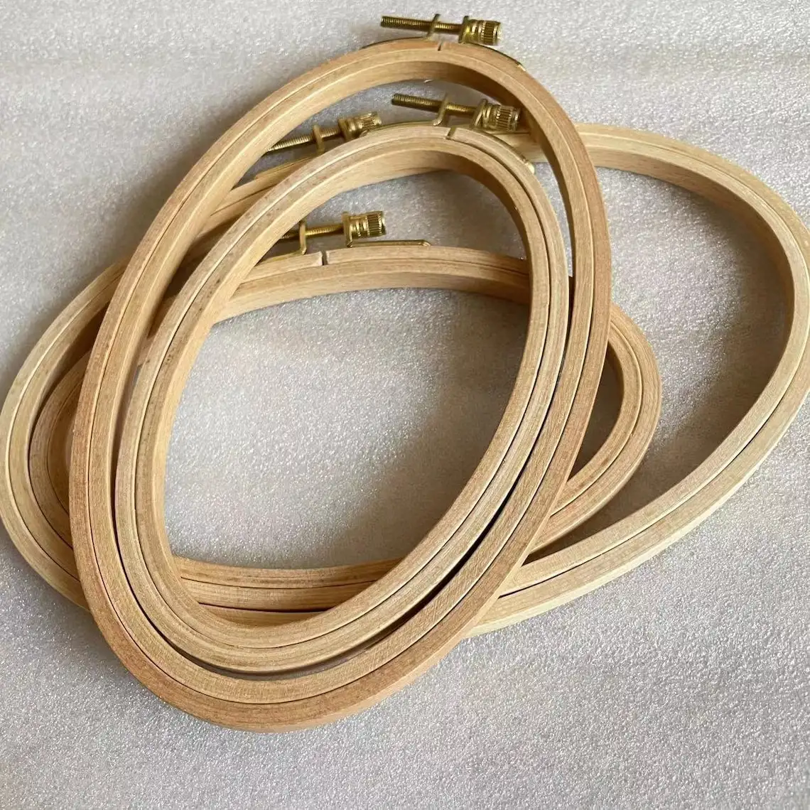 Vertical Framing Mini Tajima Beech Wood Bordado Hoops Oval Bordado Hoop Frame para Artesanato Cross Stitch Hoop Ring