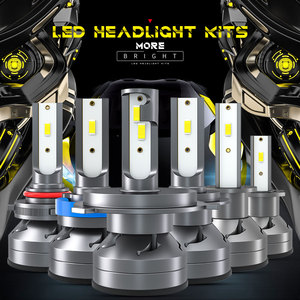 DXZ H4/9003/HB2 12000lm araba LED far lambaları dönüşüm kiti yüksek/düşük işın işık CSP 6500K otomatik far aydınlatma sistemi - Product Image 6