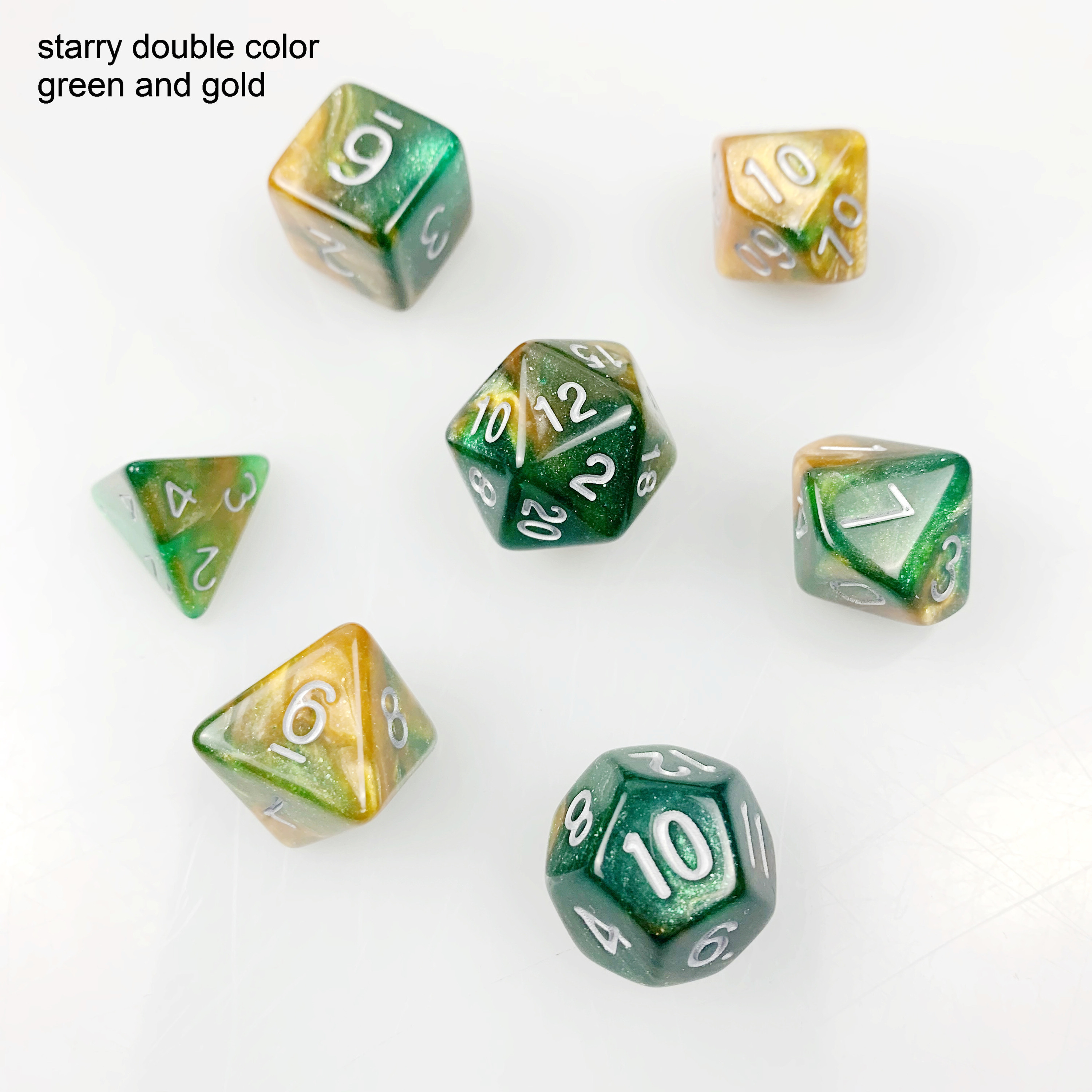 Starry สีเขียวและทอง