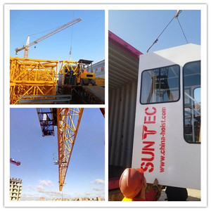 Torre guindaste mastro seção âncora quadro de escalada e incorporado pernas construção uso