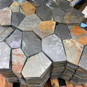 %100 Doğal Taş Buz Çatlak Taşı Dış Mekan Çatlak Duvar Tuğla Taşı - Product Image 5