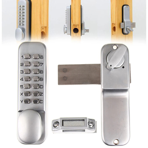 Chiave digitale con codice combinazione di accesso a pulsante serratura a pulsante meccanico per la casa lucchetto con chiusura interna - Product Image 6