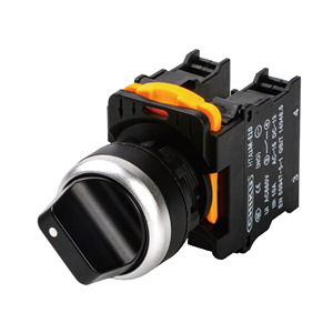 Interruptor de botón eléctrico a prueba de agua IP65 con selector de llave de resorte para aplicaciones de control industrial - Product Image 2