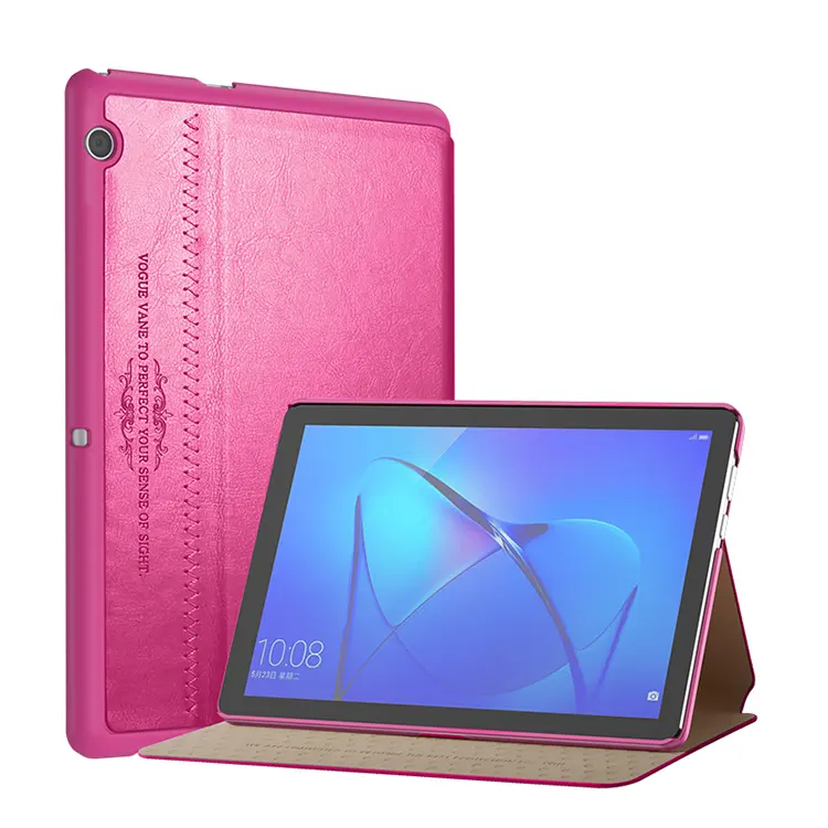 KAKU leather case protect stable stand silicone tablet cover for huawei T3 9.6