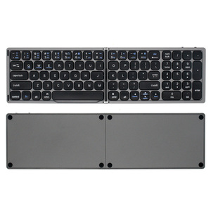 Teclado plegable de tamaño completo teclado plegable inalámbrico ultra delgado para computadora teclado Bluetooth ultrafino portátil con teclado numérico - Product Image 5