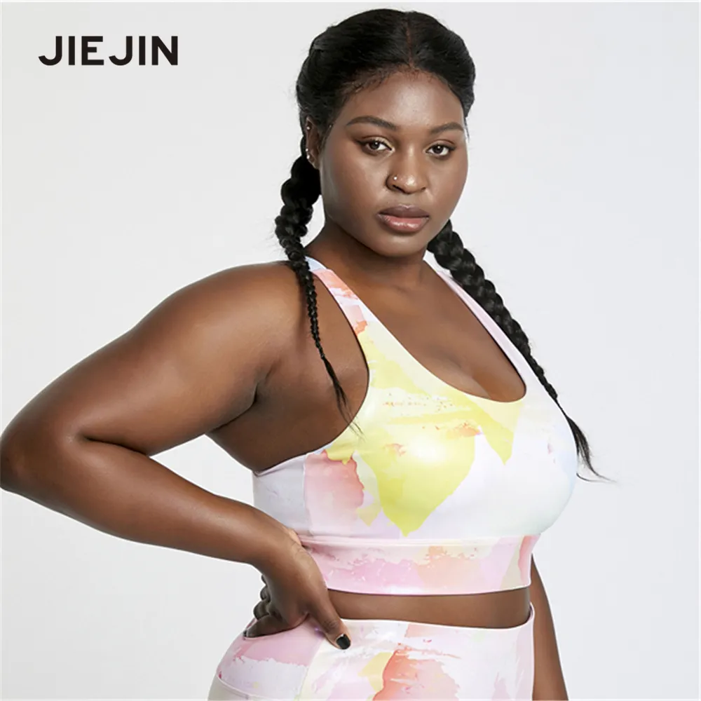 Soutien-gorge de sport grande taille pour femmes, qualité supérieure, haut, vêtements d'exercice, Yoga, grande taille, Impact élevé