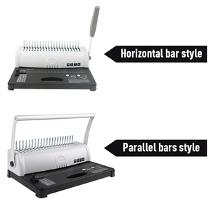 Zequan Hướng dẫn sử dụng lược máy tính ràng buộc 21 lỗ tối đa độ dày ràng buộc 450 tờ/51mm Nhẫn - Product Image 2