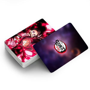 Demon Slayer Edition kundenspezifische Anime-Figuren Heldenkarte Charakter-Kartenammlung Bronzing Barrage <span class=keywords><strong>Flash</strong></span> Cards Jungengeschenke Großhandel