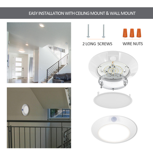 4 6 inç kısılabilir gömme yüzeye monte 3000K LED Disk downlight hareket sensörü - Product Image 4