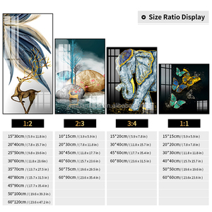 Factory Wholesale <strong>HD</strong> Prints Frame <strong>India</strong> Golden Temple Moon Blue Night Scene Painting Decoration Canvas Poster Glass Wall Art - Product Image 5