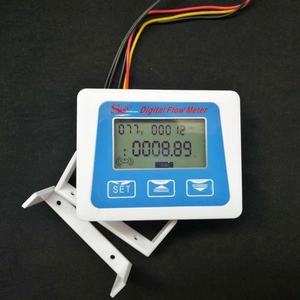 Pantalla LCD digital Medidor de flujo de agua Medidor de flujo Totámetro Registro de tiempo de temperatura con sensor de flujo G1/2 - Product Image 3