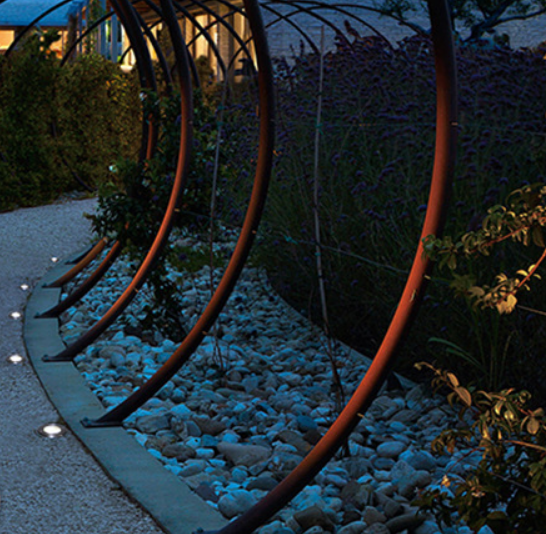 Led begraven licht 1w3w roestvrijstalen onderwaterlicht anker ingebed park vierkante muurhoek onderwater klein begraven licht