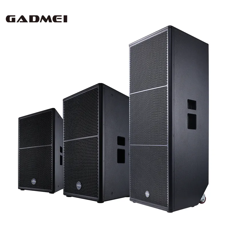 GADMEI Pro аудио CX12 деревянный 500W 2-сторонняя Профессиональный портативный вечерние семейная караоке пассивный 12 дюймов динамик 15 дюймов