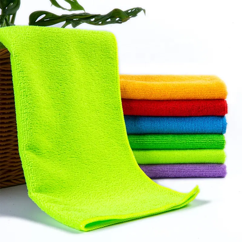 माइक्रोफाइबर सफाई तौलिया दोहरी परत कार सफाई कपड़े कोरल ऊन धुलाई कपड़ा चमकाने और सुखाने के लिए विवरण तौलिया