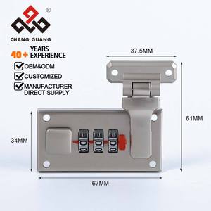 Kết Hợp Khóa 3 Chữ Số Mật Khẩu Khóa Kim Loại Vali Khóa Khóa Phần Cứng Cho Túi Phụ Kiện 3 Chữ Số Kết Hợp Khóa - Product Image 2