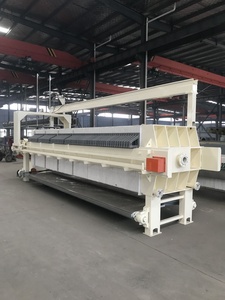 Programm gesteuerte Auto1500 Membran filter presse mit Stoff wasch system und Tropfs chale - Product Image 6