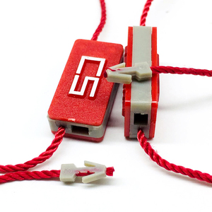 <strong>High</strong> <strong>Quality</strong> Custom Embossed Logo Labels Tag <strong>String</strong> Nylon Colorful Plastic Seal Lock Hang Tag <strong>String</strong> Manufacture <strong>String</strong> Hang Tag - Product Image 5