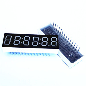 Jstronic นาฬิกา LED 6หลัก0.36นิ้วแสดงเวลาแบบดิจิทัล7ส่วน