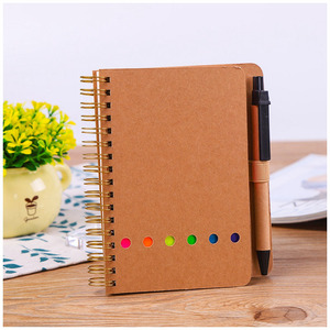 Personalized <strong>Memo</strong> Sticky Notes Flag Kraft Paper <strong>Notebook</strong> Mini <strong>Notebook</strong> <strong>Notepads</strong> with Pen and Sticky Notes - Product Image 6