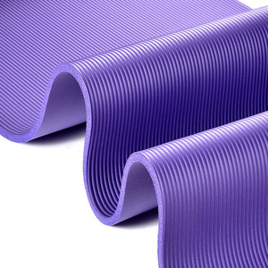 Custom Printed Eco-Friendly <strong>Yoga</strong> Mat Home Exercise Mat <strong>Made</strong> From Natural Rubber Wool NBR With OEM Logo