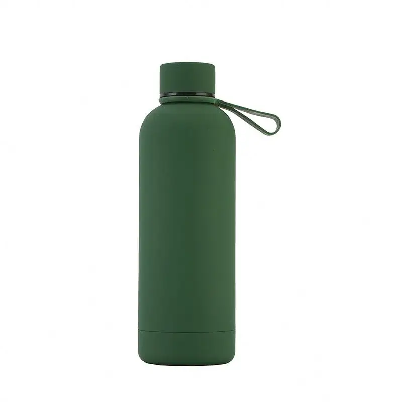 Botellas aisladas Plástico personalizado Ciclismo Biodegradable Gris Pequeño Pastel Cuadrado Logo 750ML Botella de agua