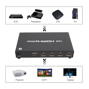 VCOM 1080P 60Hz FHD 1 <strong>Input</strong> 4 <strong>Output</strong> 1.4V HDMI Splitter for 1 <strong>Computer</strong> to 4 Monitors