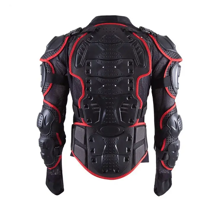 Roupa de ciclismo para homens, equipamento armadura de motocicleta para uso ao ar livre, peito e cotovelo, jaqueta