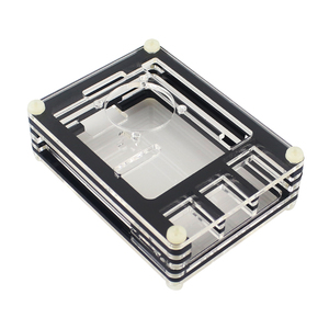 Wholesale <strong>Raspberry</strong> <strong>Pi</strong> 4 9 Layer Acrylic <strong>Case</strong> Transparent Box Shell Protective Enclosure for <strong>Raspberry</strong> <strong>Pi</strong> 4 Model B - Product Image 1