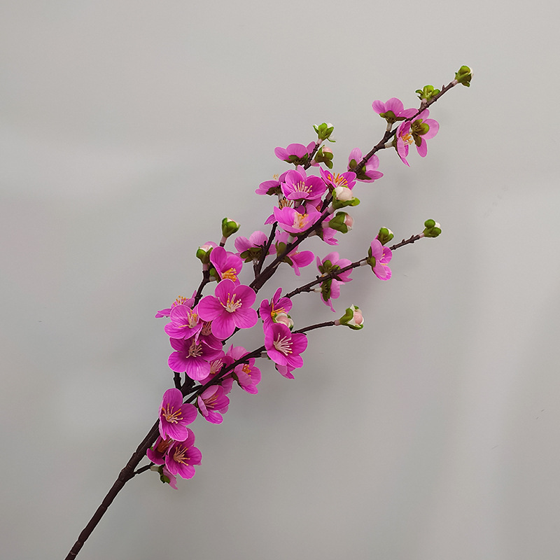 Film-printed Peach Blossom, Rose Purple, H81cm