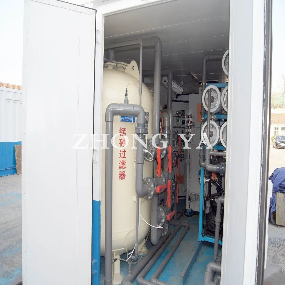 Large Capacity Solar Desalination Plant RO Water Purifier Cartridge Filters Container for Seawater Purification Machinery