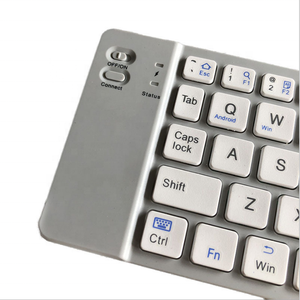 Teclado móvil plegable de 64 teclas, teclado inalámbrico portátil para mesa, PC, teléfonos inteligentes - Product Image 1
