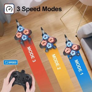 V17ジェットファイターRCプレーン-2.4GHzリモコン、360 ° スタントスピン、耐久性と軽量、男の子へのギフト - Product Image 5