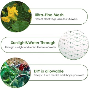 Reticolato di plastica per uccelli a traliccio per giardino proteggere piante vegetali alberi da frutto rete per uccelli rete recinzione cervi scoiattoli animali - Product Image 2