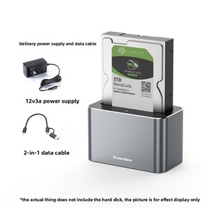 20TB di động ổ cứng bao vây SAS/SATA trung tính 2.5/ 3.5inch Máy tính để bàn cơ sở với nhôm trường hợp - Product Image 6