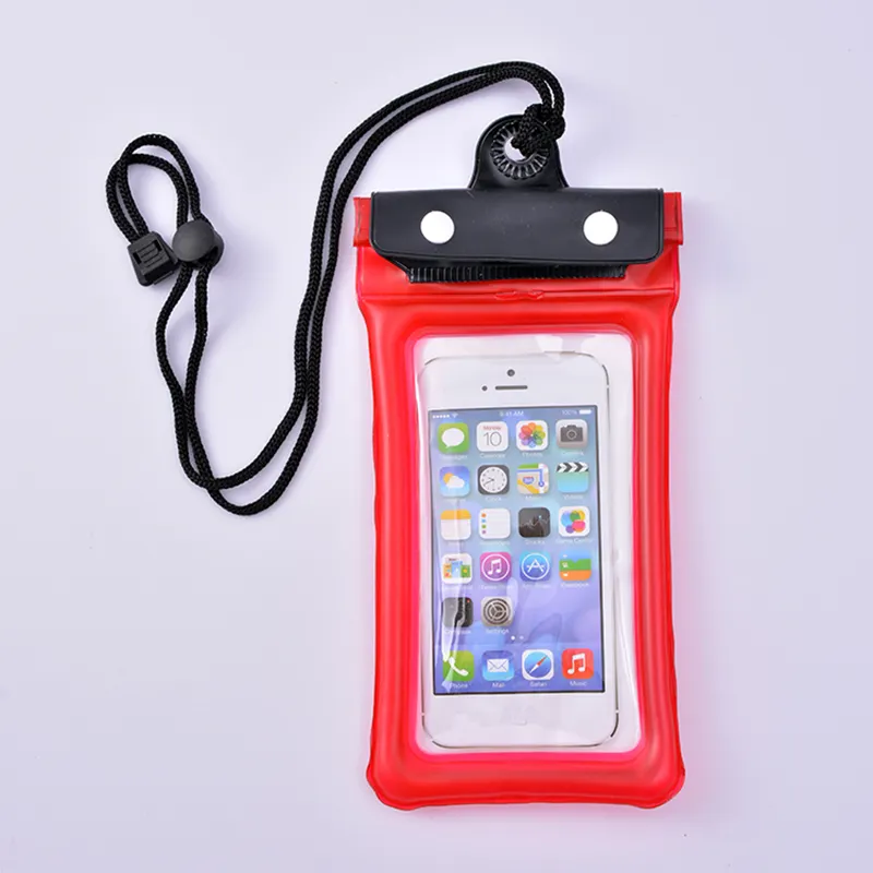 Hoge Kwaliteit Fabriek Aangepaste Logo Tpu Eva Pvc Materiaal Mobiele Telefoon Tas Mobiele Telefoon Waterdichte Tas Case