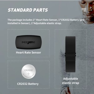 Magene NEW Model H64 Bluetooth4.0 ANT + Heart Rate S3+ <strong>Cadence</strong> <strong>Sensor</strong> for GARMIN Bryton IGPSPORT Computer Running Bike Monitor - Product Image 3