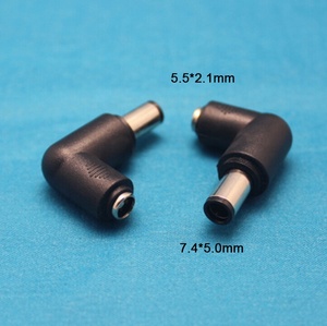 适配器插头转换器5.5毫米x 2.1毫米母插头至7.4毫米x 5. 0mm，带引脚公插头 - Product Image 1