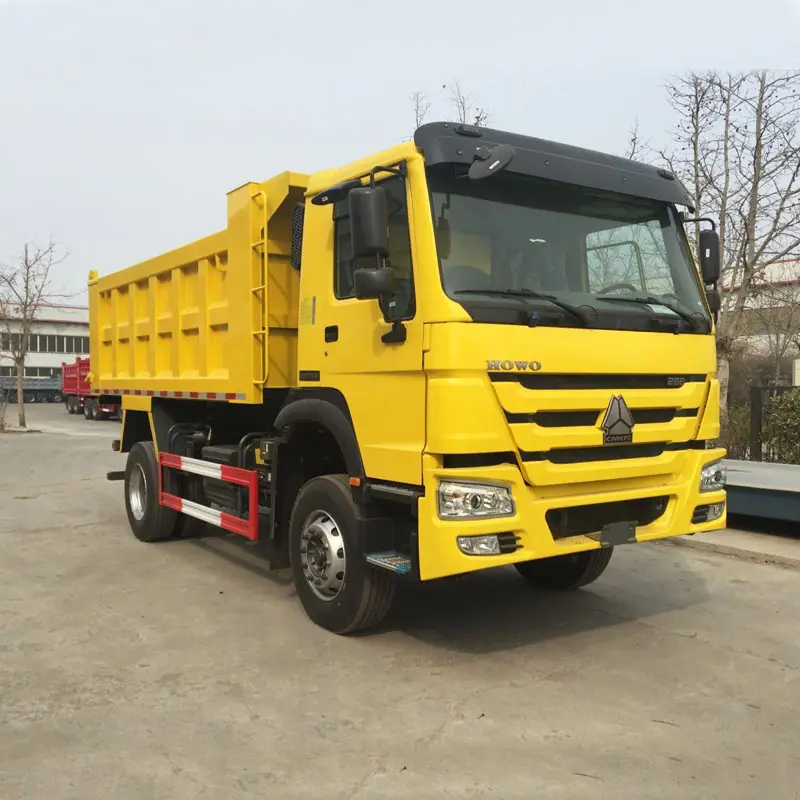 Afrika'da yeni HOWO 15 ton 6 tekerlek 4X2 371HP ağır damperli damperli kamyonlar