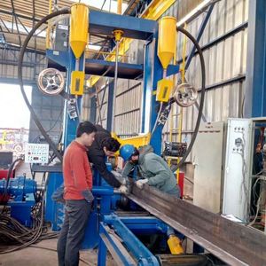 3 in 1 Steel Beam Assembly Straightening Welding Combined H Beam Welding <strong>Machine</strong> for Steel Structure on Sale in alibaba Shop - Product Image 4