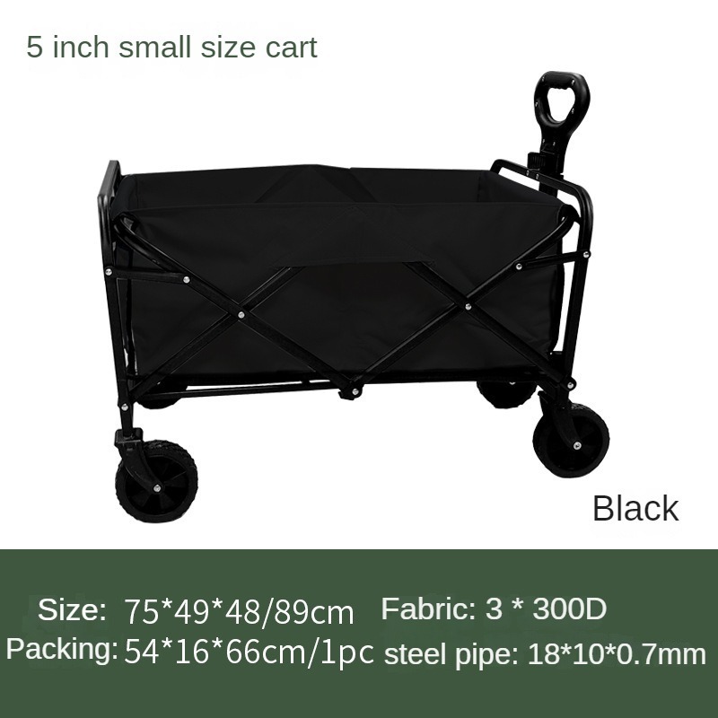 Voiture de camping 5 pouces noire (version agrandie)