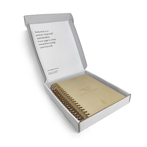 Muestra gratis 2025 diario impresión diario personalizado cuaderno A5 A4 A3 planificador en espiral con caja de papel bajo demanda - Product Image 3