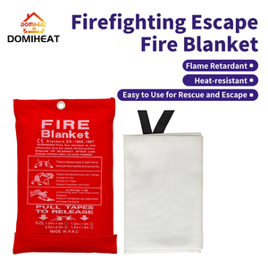 Manta de supervivencia ignífuga segura y confiable de 1*1M esencial para kits de emergencia contra incendios - Product Image 4